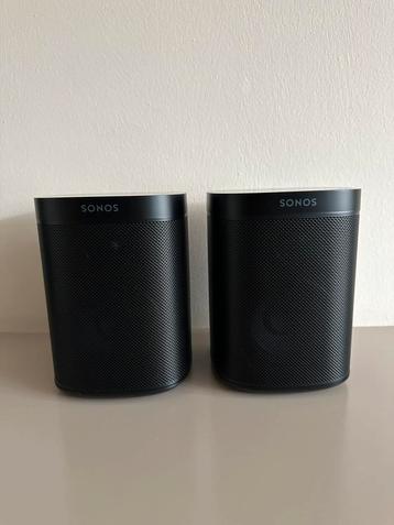 Sonos One SL 2x Zwart beschikbaar voor biedingen