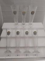 Verzameling 7x vintage Panter / Urtyp bierglazen Baasrode, Overige merken, Glas of Glazen, Gebruikt, Ophalen of Verzenden