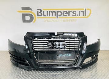 Bumper Audi A3 8P Facelift 2007-2012 8P0807437H Voorbumper 1 beschikbaar voor biedingen