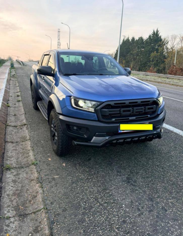 FORD RANGER RAPTOR / Garantie / historique / TVA Déductible, Auto's, Ford, Bedrijf, Ranger, 4x4, ABS, Achteruitrijcamera, Adaptive Cruise Control