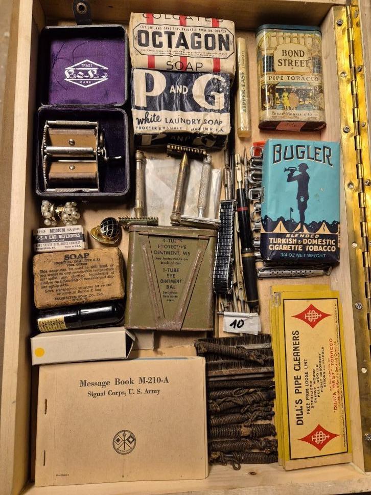 Divers US WW2 PX materiaal, Verzamelen, Militaria | Tweede Wereldoorlog, Landmacht, Overige typen, Verzenden