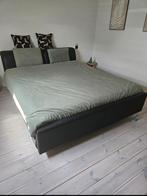 boxspring 180 x 240 cm, Ophalen, Gebruikt, Zwart