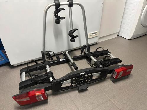 Eubler fietsdrager voor 2 elektrische fietsen, Auto diversen, Fietsendragers, Zo goed als nieuw, Trekhaakdrager, 2 fietsen, Brede banden