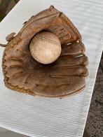 Baseball softball handschoen met bal, Ophalen, Gebruikt, Bal