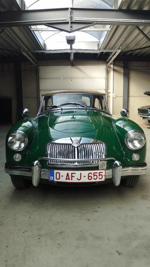 auto's, Auto's, MG, Particulier, Overige modellen, Benzine, Cabriolet, 2 deurs, Handgeschakeld, Groen, Beige, Kunstmatig leder