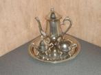 Verzilverde koffieset, Overige materialen, Overige typen, Ophalen of Verzenden, Zo goed als nieuw