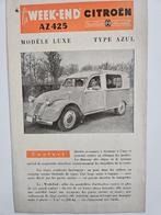 BROCHURE  CITROËN 2PK AZ425, Envoi