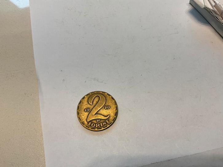 Hongaarse 2 Forint munt uit 1970, Timbres & Monnaies, Timbres | Europe | Hongrie, Enlèvement ou Envoi