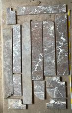 Tablettes de fenetre en marbre rouge et gris, Enlèvement, Utilisé, Marbre, Autres types