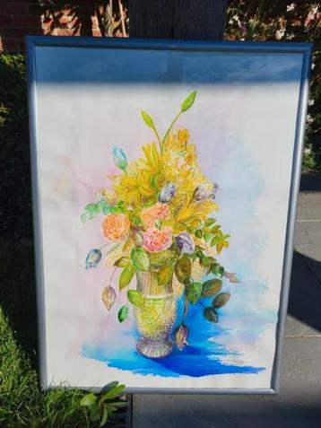 Aquarel Cnudde De Smijter 2008 beschikbaar voor biedingen