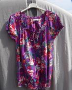 Blouse Yessica maat 44 bloemen patroon 100% katoen, Kleding | Dames, Blouses en Tunieken, Overige kleuren, Yessica, Maat 42/44 (L)