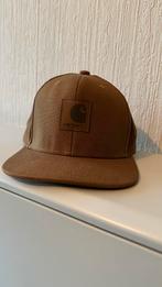 Carhartt WIP - Logo cap bruin, Ophalen of Verzenden, Zo goed als nieuw