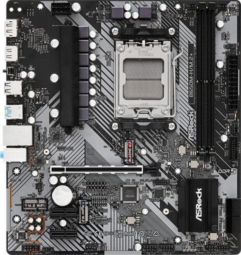 ASRock B650M-H/M.2+, Computers en Software, Moederborden, Nieuw, AMD, DDR5, Ophalen of Verzenden