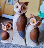 3 hiboux très jolis 23cm 17cm et 13cm, Collections, Enlèvement ou Envoi