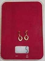 BOUCLES D'OREILLES EN OR 18 CARATS AVEC BRILLANTS, Neuf, Enlèvement ou Envoi, Or, Or