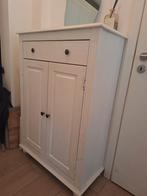 Armoire en bois massif repeint en blanc, Maison & Meubles, Armoires | Autre, Enlèvement, Utilisé