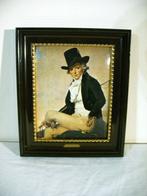 Emaillen portret naar David, Antiek en Kunst, Ophalen of Verzenden