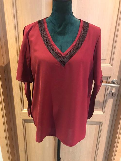 Blouse maat XL, Kleding | Dames, Blouses en Tunieken, Nieuw, Maat 46/48 (XL) of groter, Rood, Ophalen of Verzenden