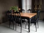 Eettafel Louis xv stijl +stoelen, Ophalen