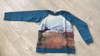 * BABA * toffe sweater met fotoprint, maat 122/128, Ophalen of Verzenden