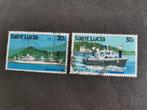Sint Lucia 1980 - navires - navigation - bateau pilote, Amérique centrale, Affranchi, Enlèvement ou Envoi