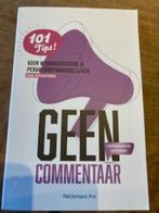 Boek Geen commentaar, Boeken, Ophalen of Verzenden, Nieuw, Economie en Marketing