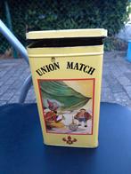 Blik union match, Verzamelen, Ophalen of Verzenden, Zo goed als nieuw