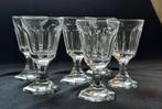 VSL,6 verres cristal taillé. Poniatoxsky., Ophalen of Verzenden