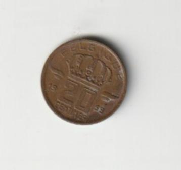 20 C BELGIQUE BAUDOUIN 1959 FR  PIECE beschikbaar voor biedingen
