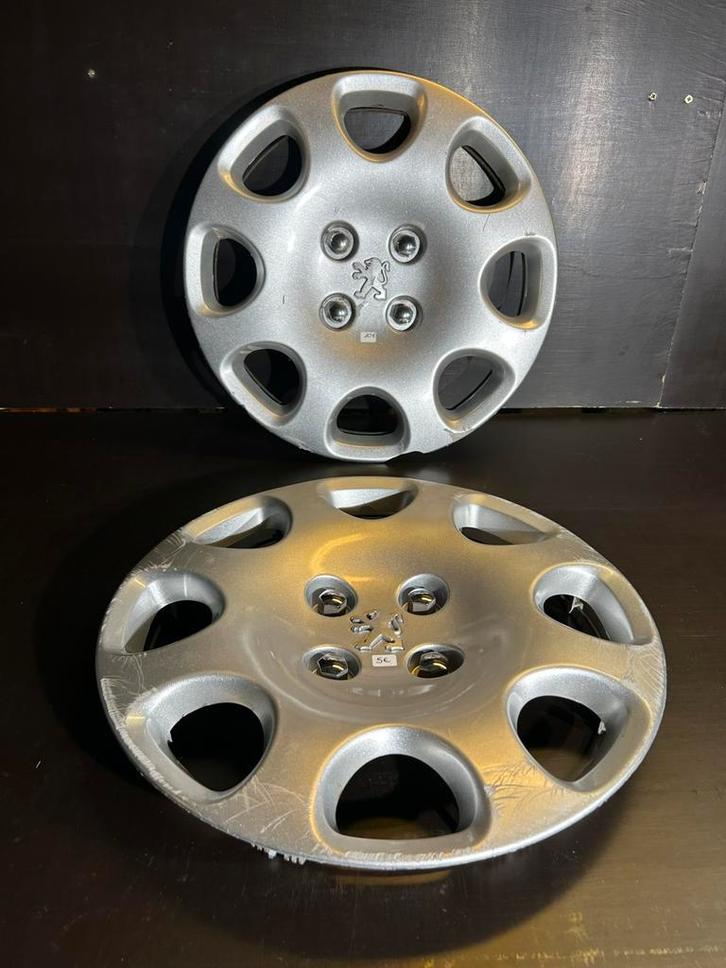 2 Peugeot 207.208.307.308 partner 15" wieldop, Auto diversen, Wieldoppen, Gebruikt, Ophalen of Verzenden