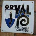 Emaille plaat van Orval, Verzamelen, Biermerken, Nieuw, Reclamebord, Plaat of Schild, Ophalen of Verzenden
