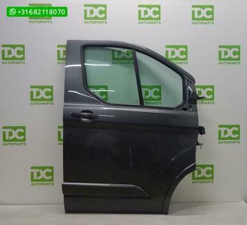 Ford Transit Custom (12-'18) Voorportier rechts donkergrijs beschikbaar voor biedingen