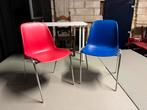 Stapelstoelen - Rood & Blauw - Meerdere Beschikbaar, Huis en Inrichting, Stoelen, Ophalen, Zo goed als nieuw, Blauw