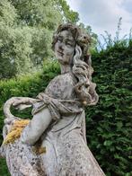 Zeer mooi tuinbeeld  fontanel water kan uit de kruik lopen, Jardin & Terrasse, Statues de jardin, Comme neuf, Enlèvement ou Envoi