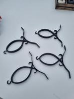 4 muurhaken voor planten gepoederlakt, Ophalen