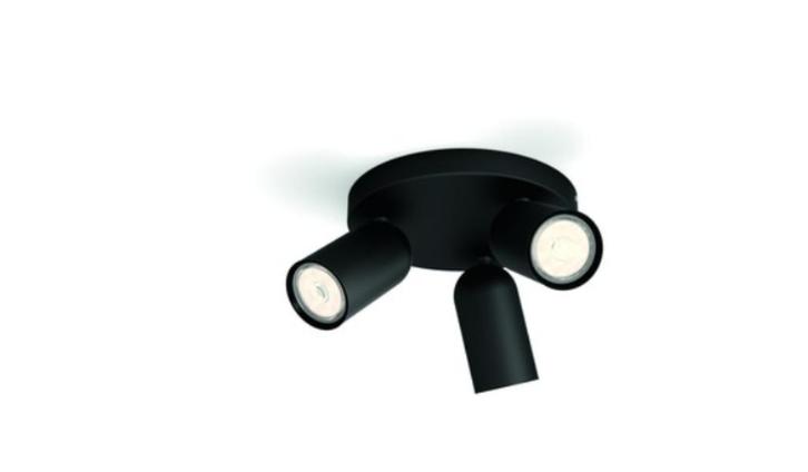 Philips Opbouwspot rond - 3 lichtbronnen, Huis en Inrichting, Lampen | Spots, Nieuw, Plafondspot of Wandspot, Led, Ophalen