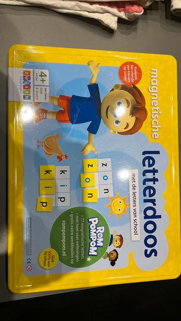 Magnetische letterdoos Rompompom beschikbaar voor biedingen