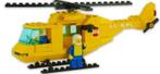 Hélicoptère de sauvetage Lego vintage 6697, Ensemble complet, Enlèvement, Lego, Utilisé