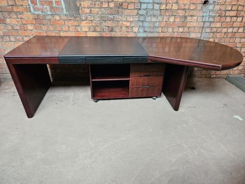 Grote hoogwaardige mahoniehouten vergader-/kantoortafel voor, Huis en Inrichting, Bureaus, Gebruikt, Bureau, Ophalen of Verzenden