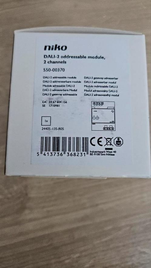 niko dali module, Doe-het-zelf en Bouw, Elektriciteit en Kabels, Nieuw, Ophalen of Verzenden