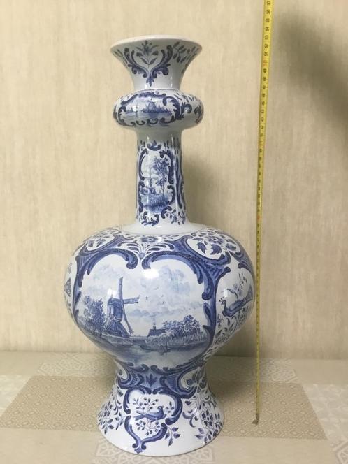 Delfts blauw knobbelvaas, Antiquités & Art, Antiquités | Vases, Enlèvement