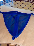 Mooie blauwe string voor heren, sexy one size, Kleding | Heren, Ondergoed, Ophalen, Blauw
