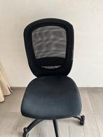 Zwarte bureaustoel, Huis en Inrichting, Bureaustoelen, Ophalen, Gebruikt, Zwart, Bureaustoel
