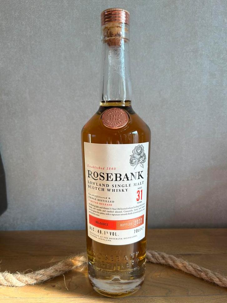 Rosebank 1991 31Y old, Verzamelen, Wijnen, Nieuw, Ophalen