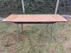 uitschuifbare tafel, Ophalen, Gebruikt, Vinage 60's - 70's formica, 100 tot 150 cm