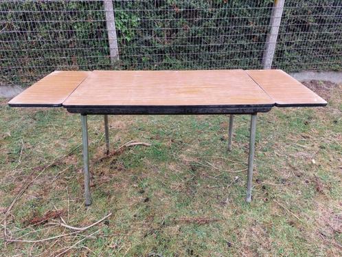 uitschuifbare tafel, Huis en Inrichting, Tafels | Eettafels, Gebruikt, 50 tot 100 cm, 100 tot 150 cm, Vijf personen of meer, Rechthoekig