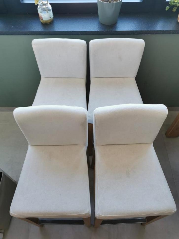 Vier barkrukken uit Ikea van de serie Henriksdal, Huis en Inrichting, Stoelen, Vier, Ophalen