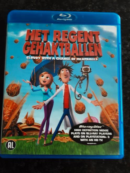 Het regent Gehaktballen blu ray NL FR, Cd's en Dvd's, Blu-ray, Zo goed als nieuw, Tekenfilms en Animatie, Ophalen of Verzenden