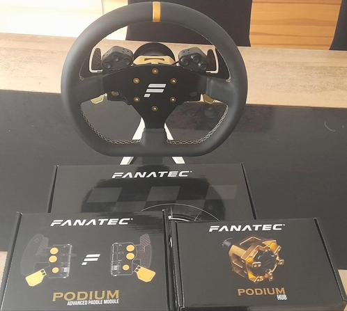 FANATEC PODIUM STUURWIEL R300, Games en Spelcomputers, Spelcomputers | Sony Consoles | Accessoires, Zo goed als nieuw, Ophalen of Verzenden