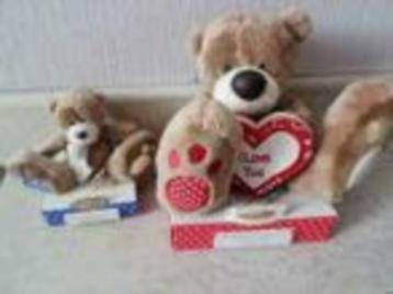 Knuffel beertjes met hartje beschikbaar voor biedingen